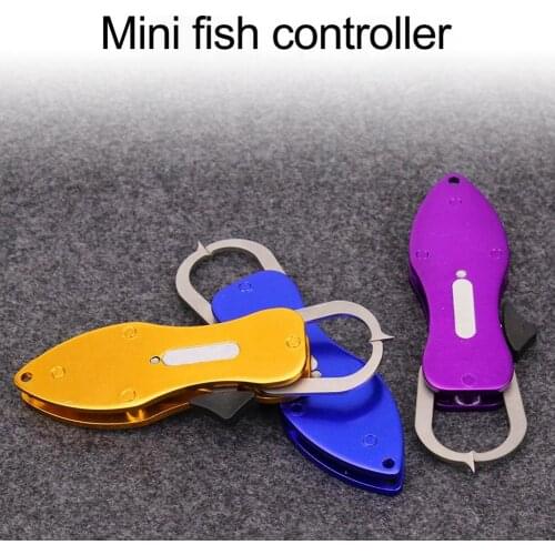 Fish Controller Mini Ergonomic Design Aluminum Alloy Seawater Corrosion Resistant Fish Lip Gripper for Saltwater Fish Controller