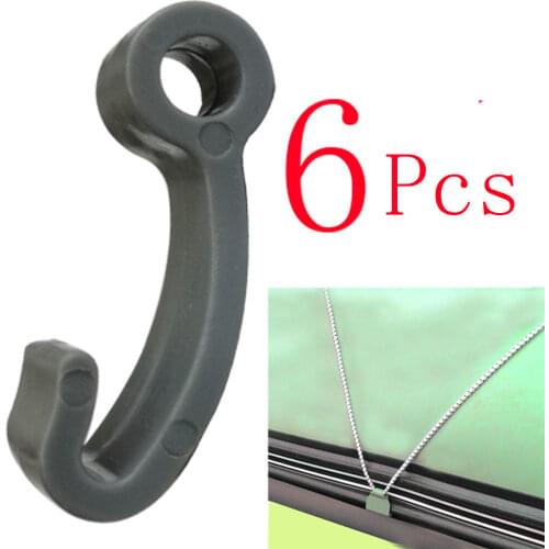6PCS 12PCS Plastic Snap Fasten Rope Hooks Clips For Inflatable Boat Dingy fishing raft marine boat cover