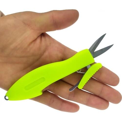 INFOF stainless steel Multi-function Fishing Pliers Scissors Line Cutter hook Removed Tackle Tool Hunting Camping