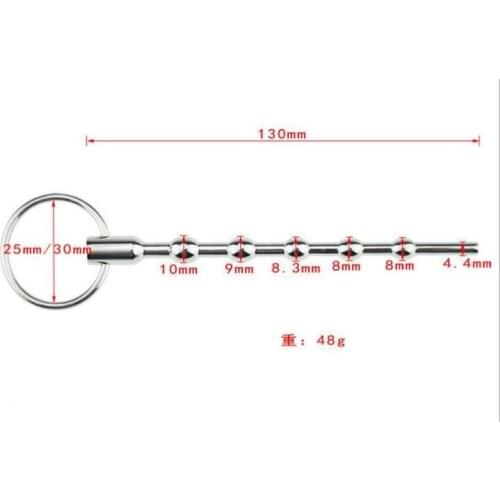 New Steel Urethral Stimulation Sex Toys Beads Penis Plug Sound Peehole Play Insertion Male Masturbation,Adult Sex Toys