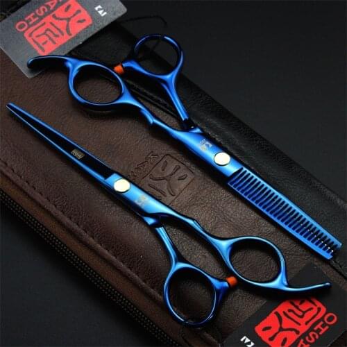 Professional 6 inch Salon Hair Scissors Barber Hairdressing Scissors Cutting Thinning Styling Tool hair Shears Barber Scissors