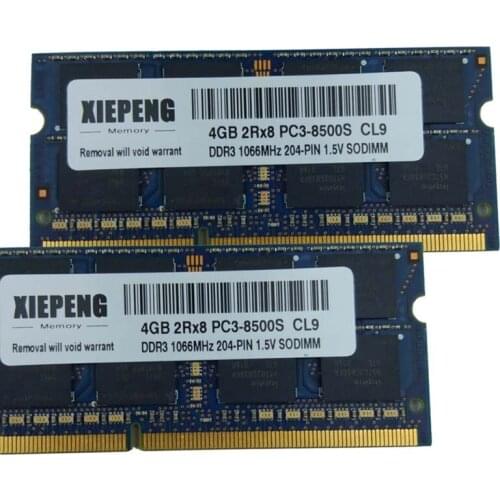 Memory 8GB 2Rx8 PC3-8500S RAM DDR3 4G 1066 MHz for HP All-in-One 200- 5050 5070 200-5100t CTO 5110pt 5112fr 5118cn Omni 200-5400