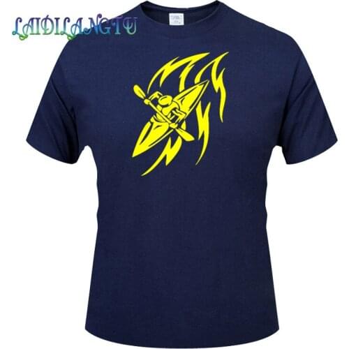 Print Speed Kayaking Competition Funny Mens Novelty T Shirt Summer High Quality Hipster Cool Male Tops Tee