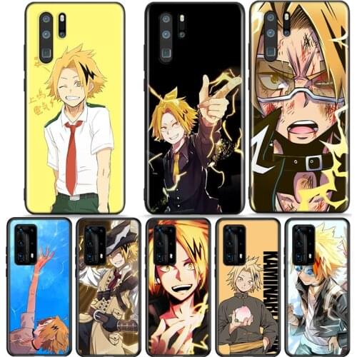 Denki Kaminari My Hero Anime Silicone Cover For Huawei P40 P30 P20 P10 P9 P8 Pro Plus Lite E Mini 2019 2017 Phone Case