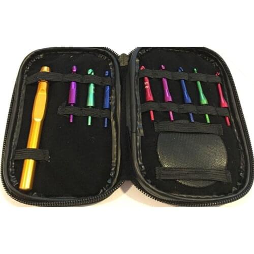 SKC Crochet Hooks Needles Stitches Knitting Craft Case Crochet agulha set Weaving Sewing Tools3.0mm 3.5mm 4.0mm 4.5mm 5.0mm 8