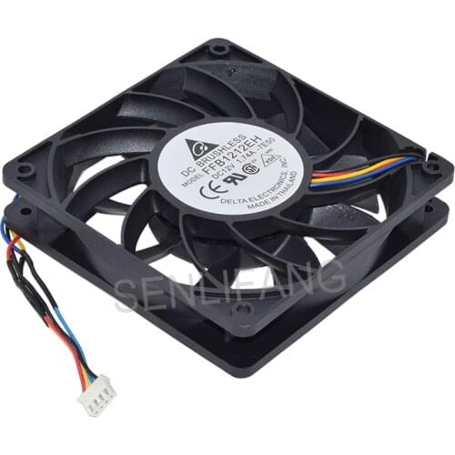 For Delta 12025 12V 1.74A 12CM Governor Wind Volume Chassis Fan FFB1212EH
