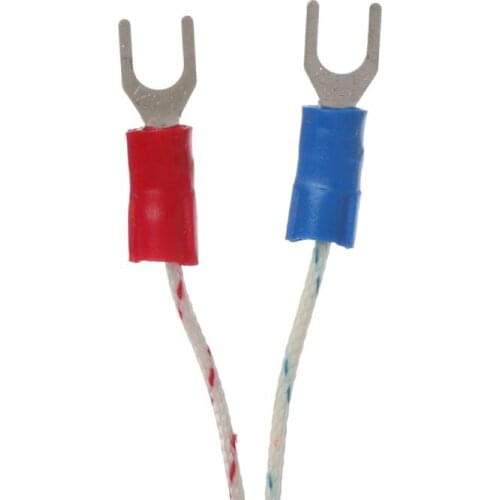 2Pcs 1m K-Type 0 to 600 Degree Thermocouple Temperature Controller Sensor Probe 3x15x1000
