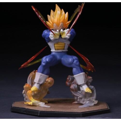 14CM Dragon Ball Super Vegeta Anime Figure PVC Super Saiyan Action Figurine GT Figma Battle Brinquedos DBZ Juguetes Toys Dolls