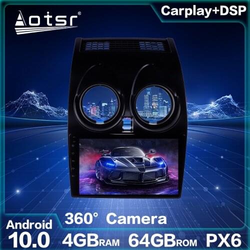 Android 10.0 64G Car Radio GPS Navigation Auto Stereo For Nissan Qashqai 2006-2013 Android Radio Car Multimedia Player Head Unit