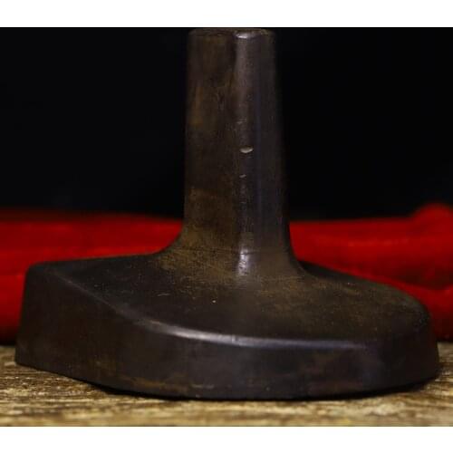 Asian antique art Tibetan Tantric Buddhism Handmade Pure Copper Old Wiping Mahakala Buddha Statue Mold