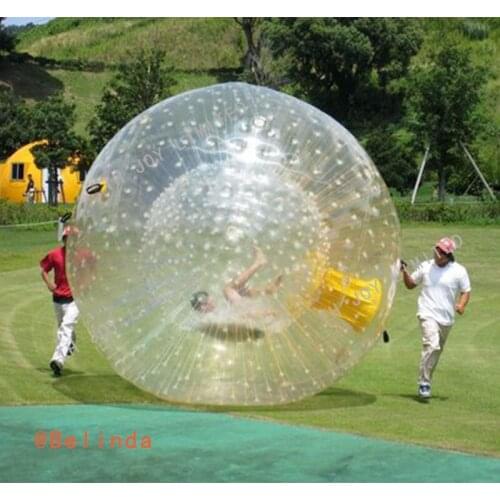 Free air shipping to door,inflatable zorb ball,human air hamster ball,grass zorb,land zorb,water snow zorbing