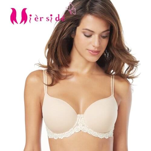 Mierside S-147B Embroidered Underwire Everyday Bra Push Up Bra Underwear For Girls Underwear B/C/D/DD/DDD/E/F/G/FF