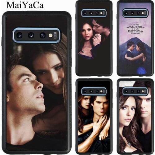 Damon Elena The Vampire Diaries Case For Samsung Galaxy Note 20 Ultra S20 S9 S10 Plus A51 A71 A31 A50 A70 M21 M31 A21S A20e