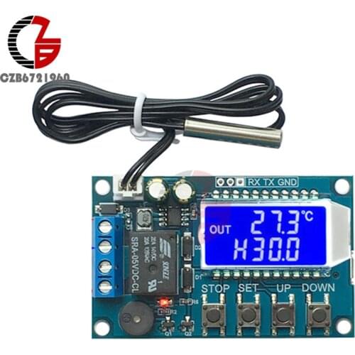 XY-T01 Digital Thermostat Temperature Controller Regulator Refrigerator Incubator Heating Cooling Control Switch LCD Display