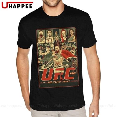 Oversized MMA Conor McGregor Tees Shirt Mens 3XL Short Sleeved Yellow Crew Neck Tees