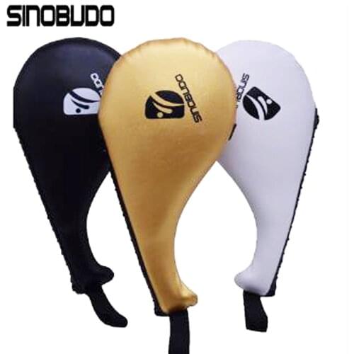 Hot Taekwondo ITF WTF Target Kick Protector Boxing Sanda Kick Foot Target Adult Children Taekwondo Training Equipment PU Leather