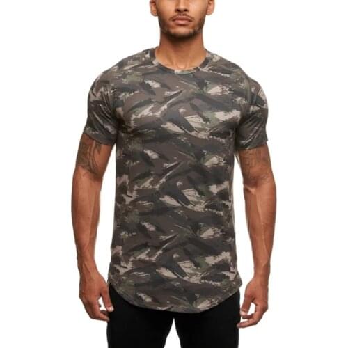 GYM STEEZE Mens Camouflage T-Shirts