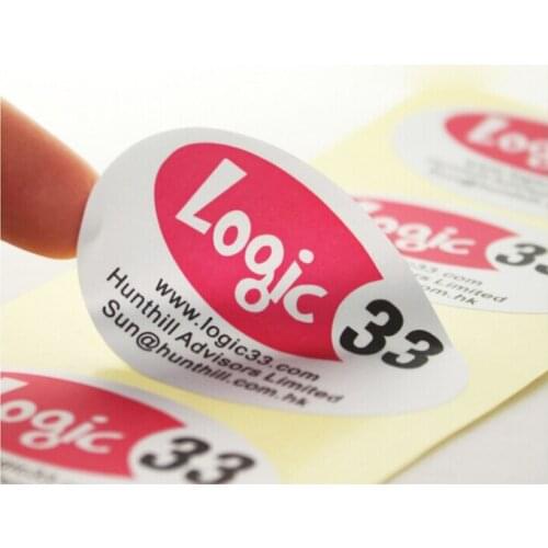Customized Printing adhesive vinyl stickers, custom adhesive sticker labels for cosmetic packaging