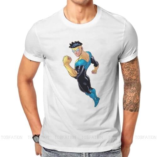 Cool Harajuku TShirt Invincible Mark Grayson Nolan Omni-Man Comics Printing Streetwear T Shirt Male Short Sleeve Gift Idea