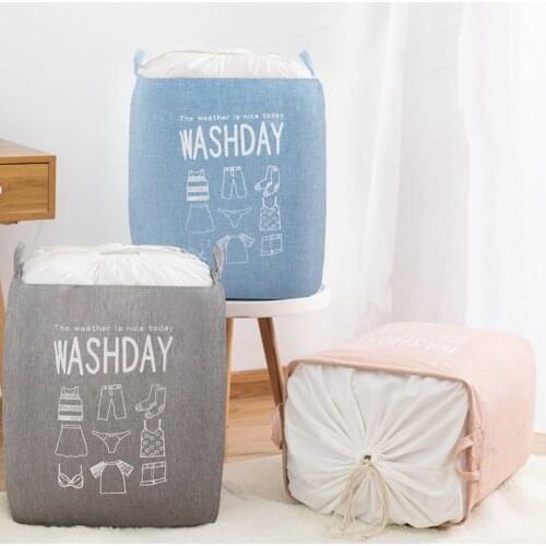 Laundry Basket Organizer Toys Sundries Organizer Case Large Capacity Dirty Clothes Container Home Waterproof Folding Storage Bag