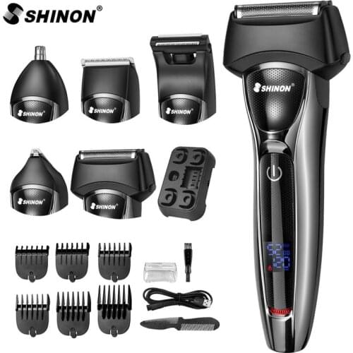 Multi-function Electric Shaver Mens Razor for Trimmer Clipper Beard Man Shaving Machine Shavers Hair and Personal Care Home