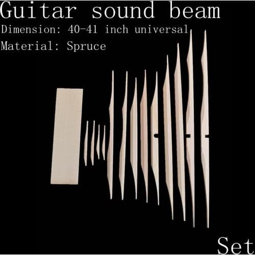 Spruce Brace Wood Kit for Classical guitar Acoustic Guitar Luthier Tool Material Shaped Braces for Dreadnought Guitar