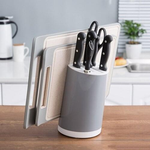 Knife Holder Stand Multi-functional Holder for Knife Plastic Knife Block Rack Kitchen Knife Organizer Kitchen Accessories Tools