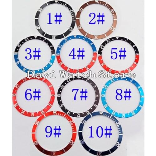 1pc Smiple Watch Bezel Aluminum Material Insert 39.5mm Fit Corgeut mens Casual Watch P836