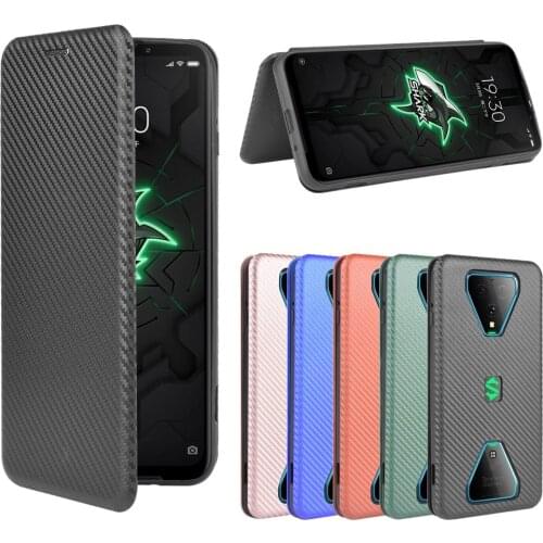 Sunjolly Case for Xiaomi Black Shark 3 Wallet Stand Flip PU Leather Phone Case Cover coque capa Xiaomi Black Shark 3 Case Cover