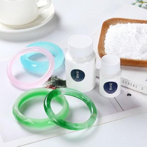 Magic Handmade Jade Agate Crystal Stone Powder Pigment Resin Mold Jewelry Making Accessories