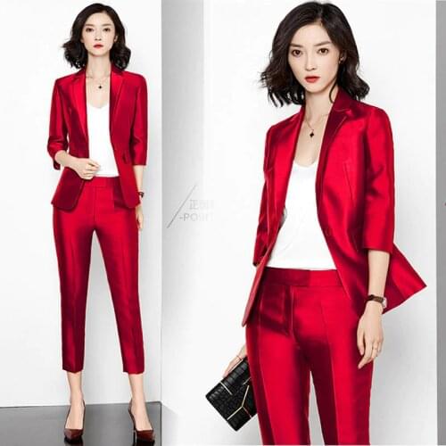 YIDILAMA Women's Trouser Suits With A Jacket
