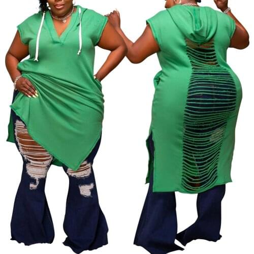 Women Pure Color Hooded Dress 2021 Autumn Fashion Casual Sleeveless Back Hollow Out Split Mid-Calf Plus Size XL-5XL Dresses