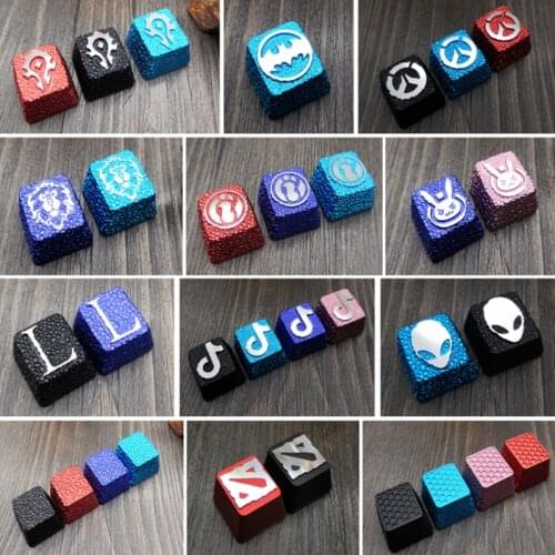 1pc Aluminium Alloy Key Cap for MX switch Mechanical Keyboard Game keycap ESC R4 Height