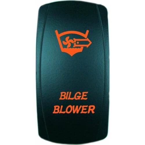 12-24V Car BILGE BLOWER 12V 20A Toggle Rocker Switch Blue LED Light 5Pin ON OFF