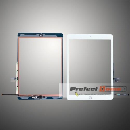 20Pcs Touch Screen digitizer Glass for iPad 2019 7th Gen A2200 A2197 A2198 A2232 With Home Button+Flex Cable