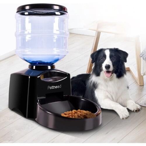 5.5L Pet Cat Automatic Feeders Large Capacity Cat Water Fountain Plastic Dog Water Bottle Feeding Bowls Water Dispenser for Cats