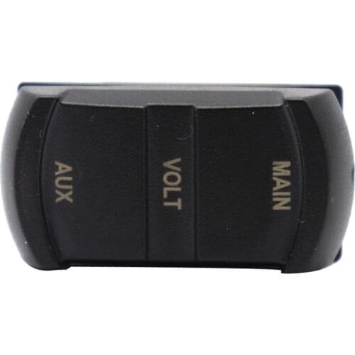 Car Boat 10V-60V Red LED Digital Panel Dual Voltmeter Rocker Switch Voltage