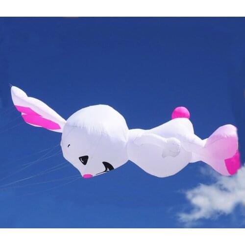 Free shipping rabbit kite 3D cartoon soft kite flying pendant outdoor toys octopus kites weifang kite adults reel panda eagle