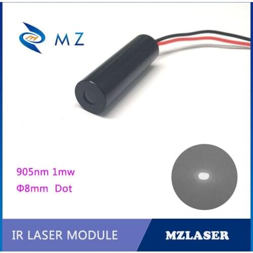 IR dot laser 905nm 1mw laser modoue High-end glass lens industrial laser module