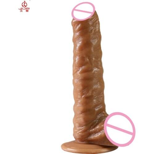 Jiuai Reusable G-Spot Massage Masturbation Lifelike Feeling Real Dildo Toys for Women Adult Sex Shop