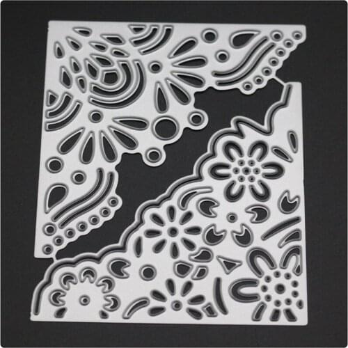 Scrapbook Metal Cutting Dies For Scrapbooking Stencils LACE BACKGROUNDDIY Paper Album Cards Making Embossing Die Cut Cuts Cutter
