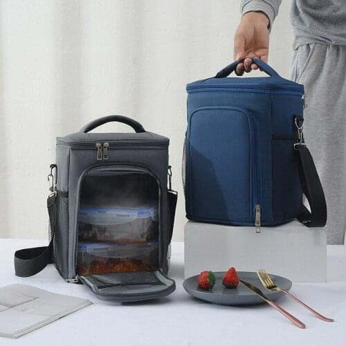 Multifunction Handbag Insulation Bag Aluminum Foil Thickening Insulation Bag Lunch Box Bag with Rice Bag Shoulder Strap Bag
