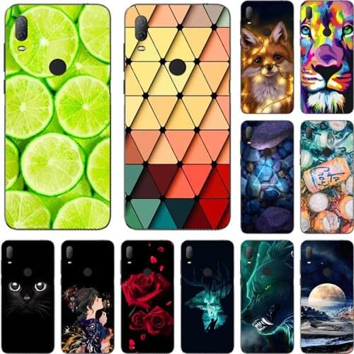 Fashion Printed Case For Alcatel 1V Alcatel1V 2020 Cover Cool Cute Animal Fruit Flower soft silicone Phone Case