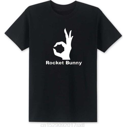2020 New Fashion brand rocket bunny cool t shirt tops & tees Men Summer Short Sleeve T-shirts O Neck Cotton Top Tees Size XS-XXL