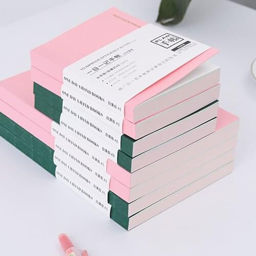 2021 New Undated Time Management Planner Creative Thick Agenda Scheduler Book 224P DIY Monthly Daily Plan Supplies