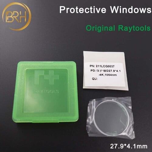 50pcs/Lot Original Raytools Laser Protective Lens/Windows 27.9x4.1mm For Raytools BT240S BM111 Laser Cutting Machines