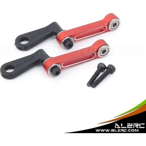 ALZRC - Devil 380 FAST Metal Radius Arm Set - Red
