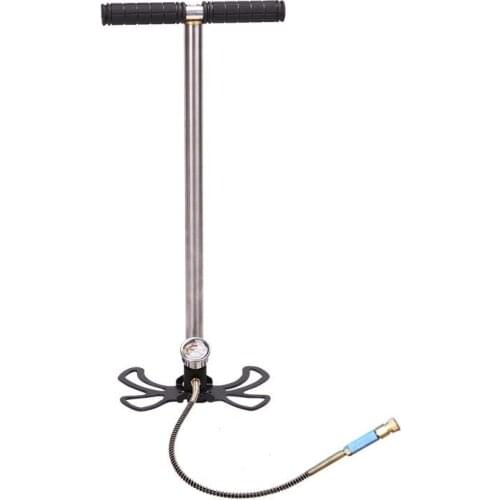 MIZNELL Butterfly Hand Air Pump High Pressure 3 Stage PCP Car Mini Hand Operated Air Pump Hunting PCP pump 300bar 30mpa 4500psi