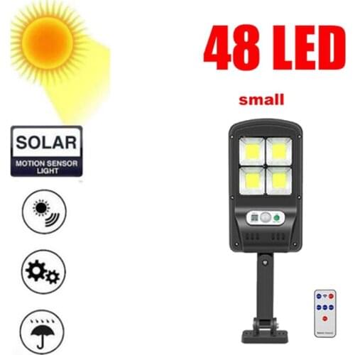 Tabular oblong Outdoor Waterproof IP65 Solar Garden Light Security Lighting solar Wall Lamp Motion PIR Sensor Powerful 3 Modes r