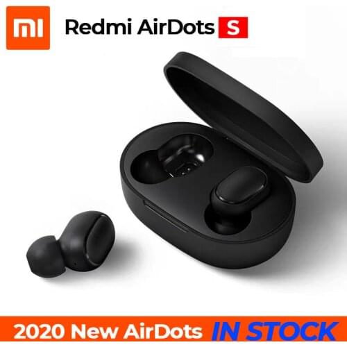 In Stock 2020 New Xiaomi Redmi AirDots S Left Right Low Lag Mode Mi Redmi AirDots 2 TWS Bluetooth Earphone Pro BT5.0 TWSEJ05LS